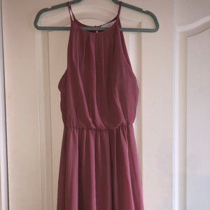 Pink Halterneck Dress